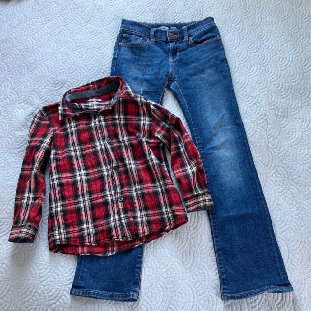 Old Navy Boys Bootcut Jeans 8